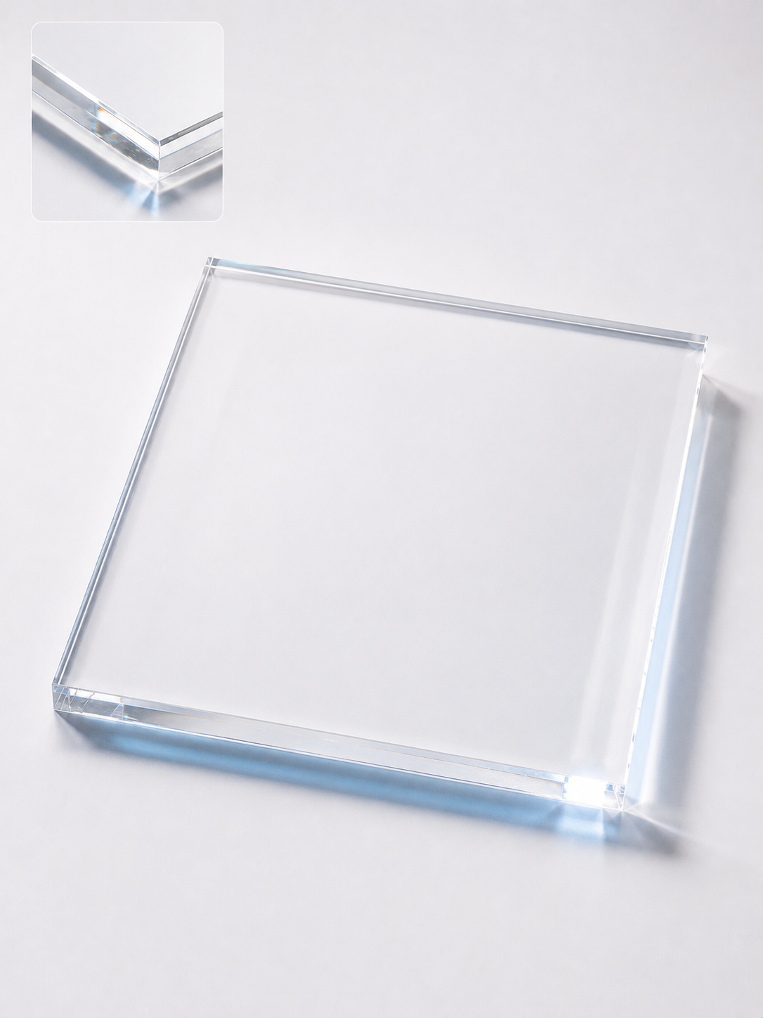Plaque de plexiglass PMMA miroir